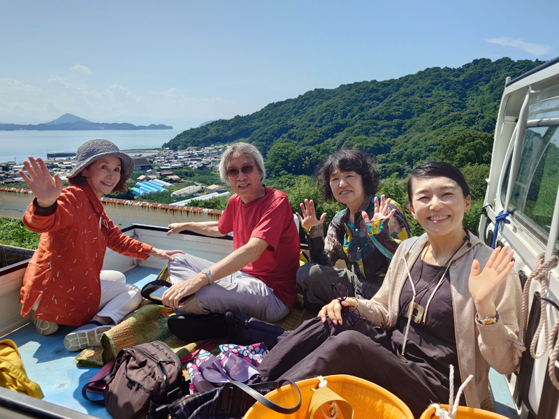睦月島スカイラインからの景色